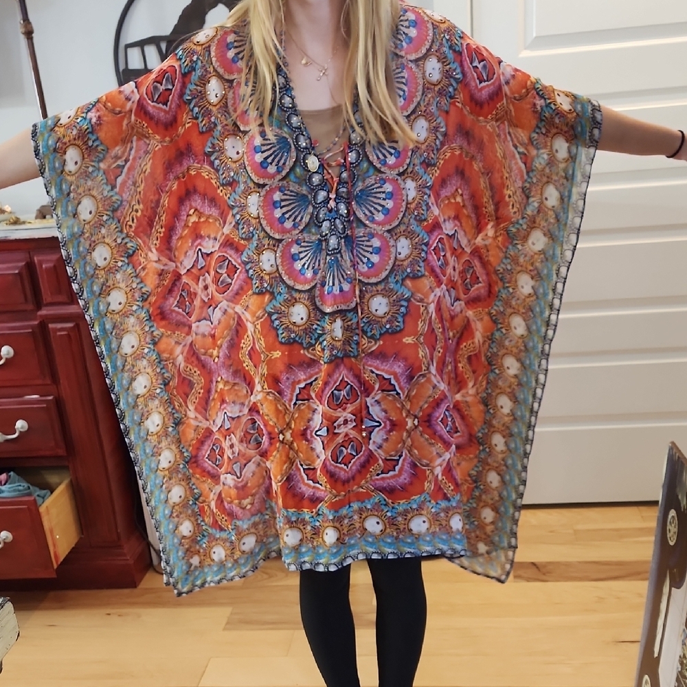 Vibrant Multicolor Kaftan
